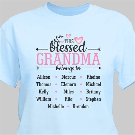 grandmother t shirt ideas|personalized great grandmother shirts.